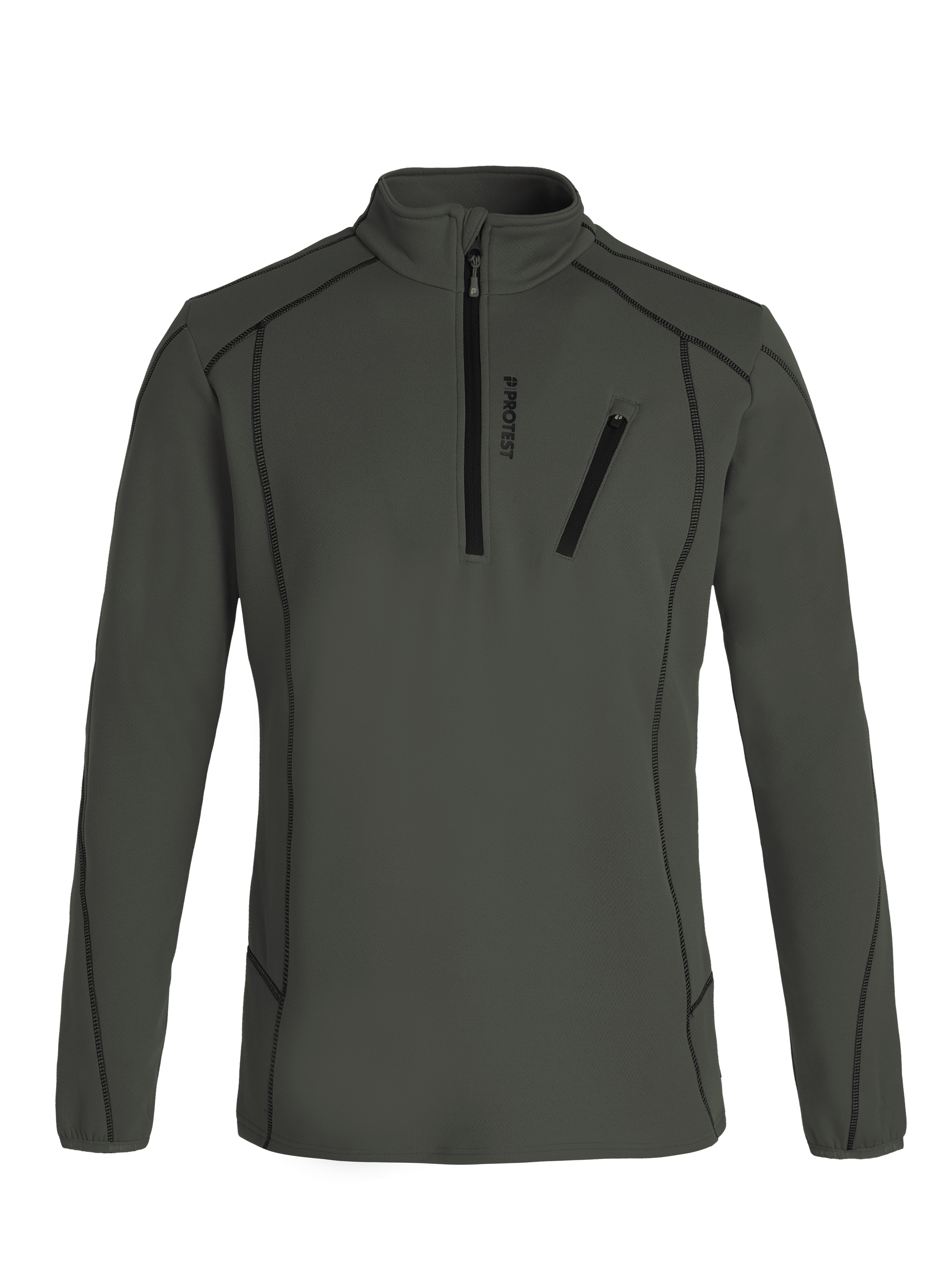Protest Humans Mid Layer Men - Green