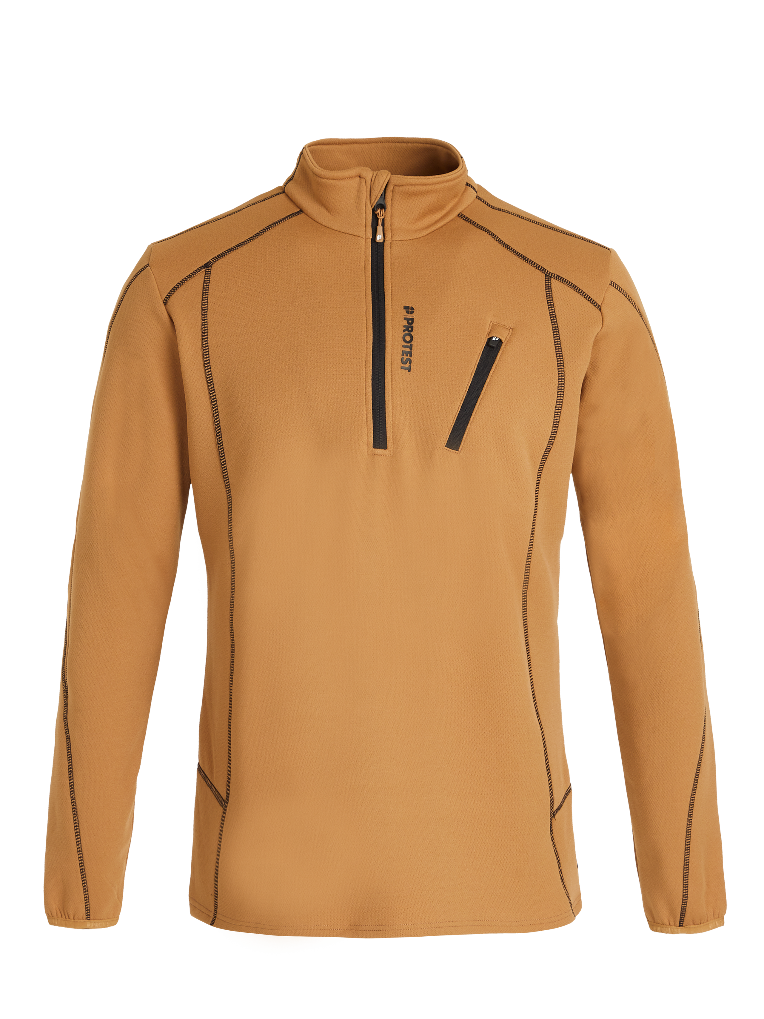 Protest Humans Mid Layer Men - Brown