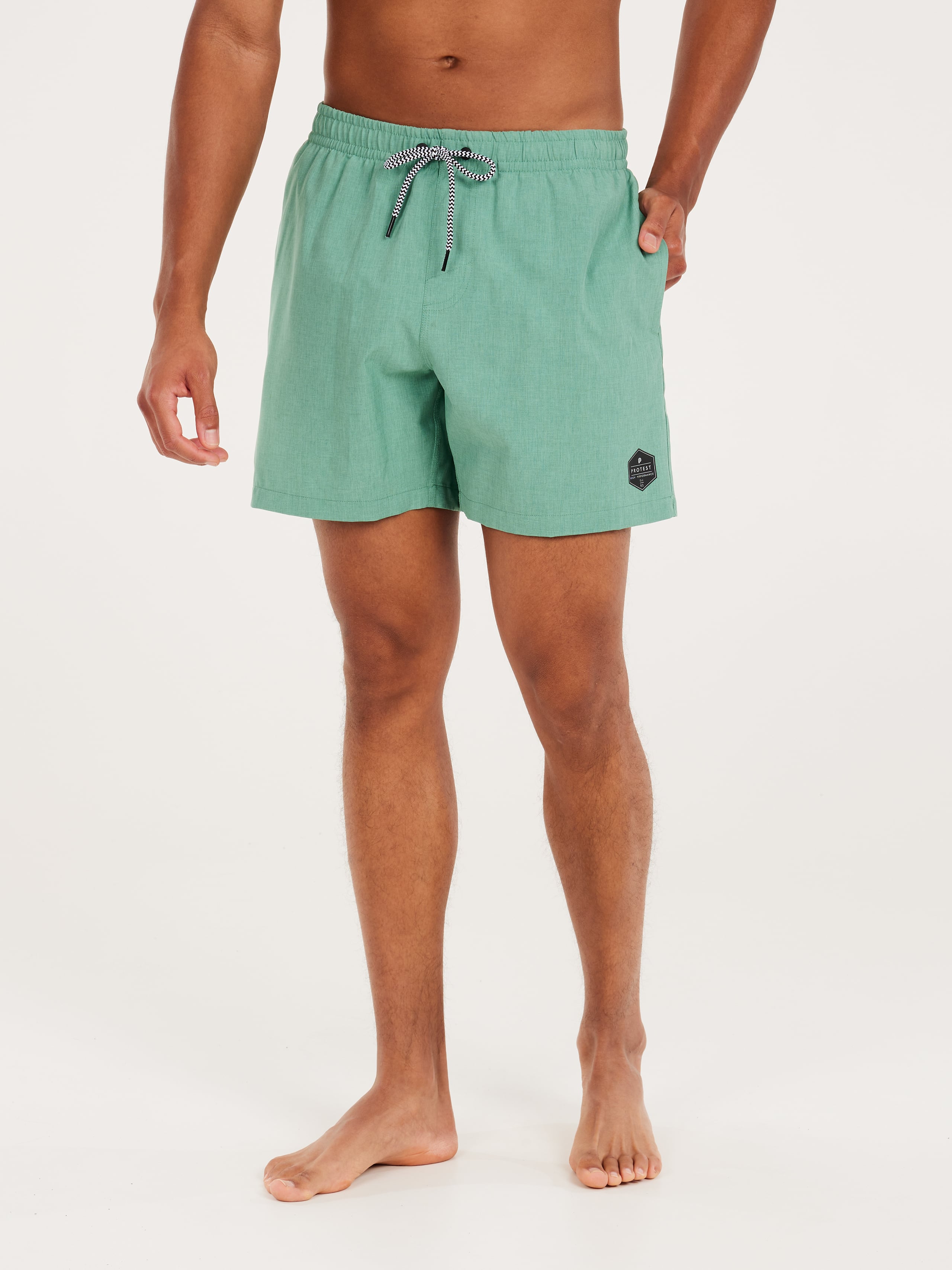 Protest Davey Short Swim Shorts Men - Green