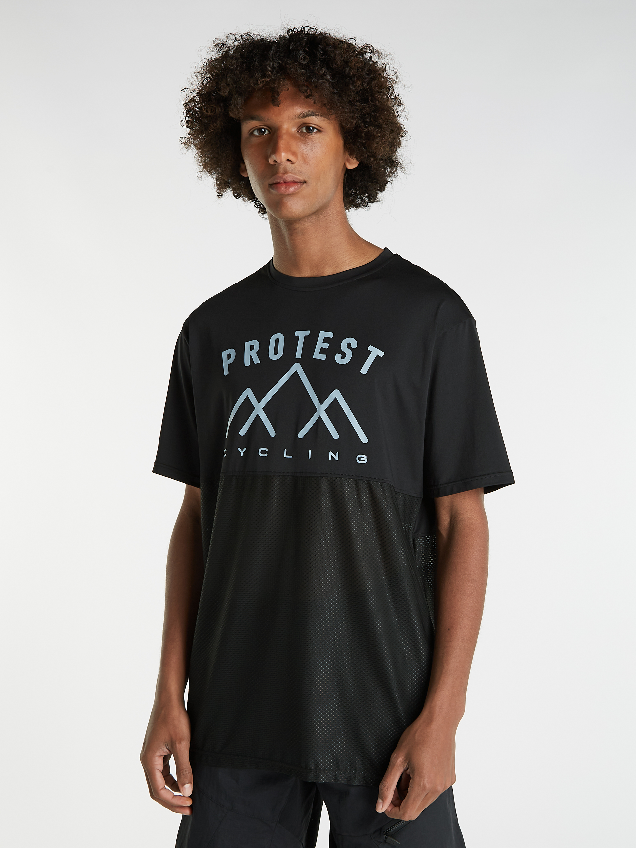 Protest Prtcornet Cycling Shirt Short Sleeve Men - Black