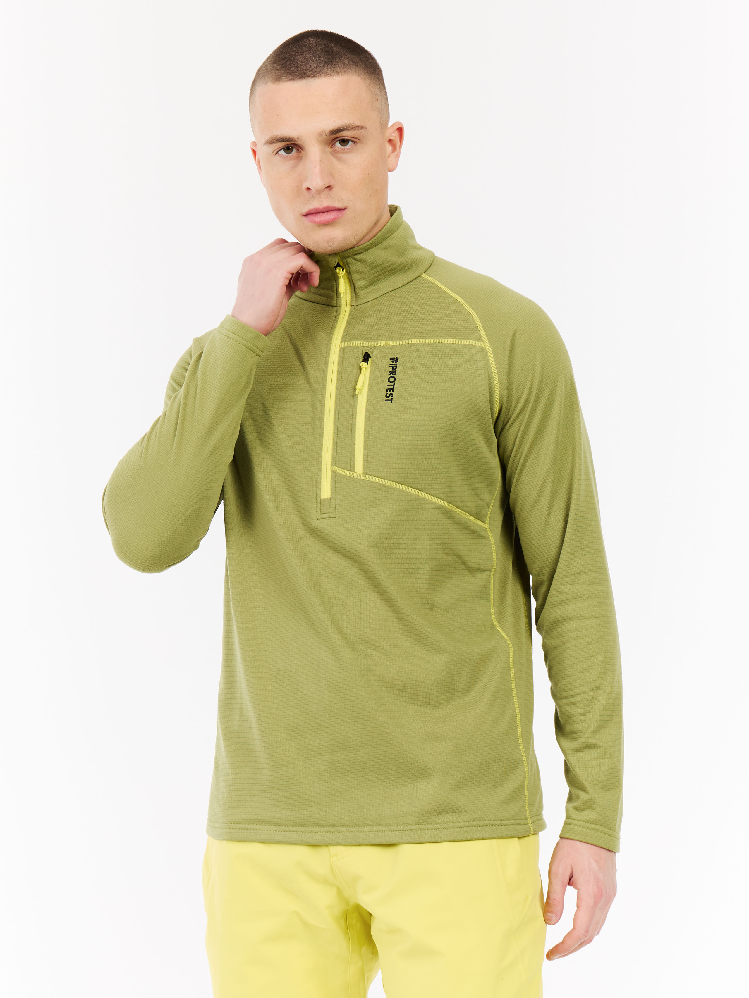 Protest Prtrekody Mid Layer Men - Green