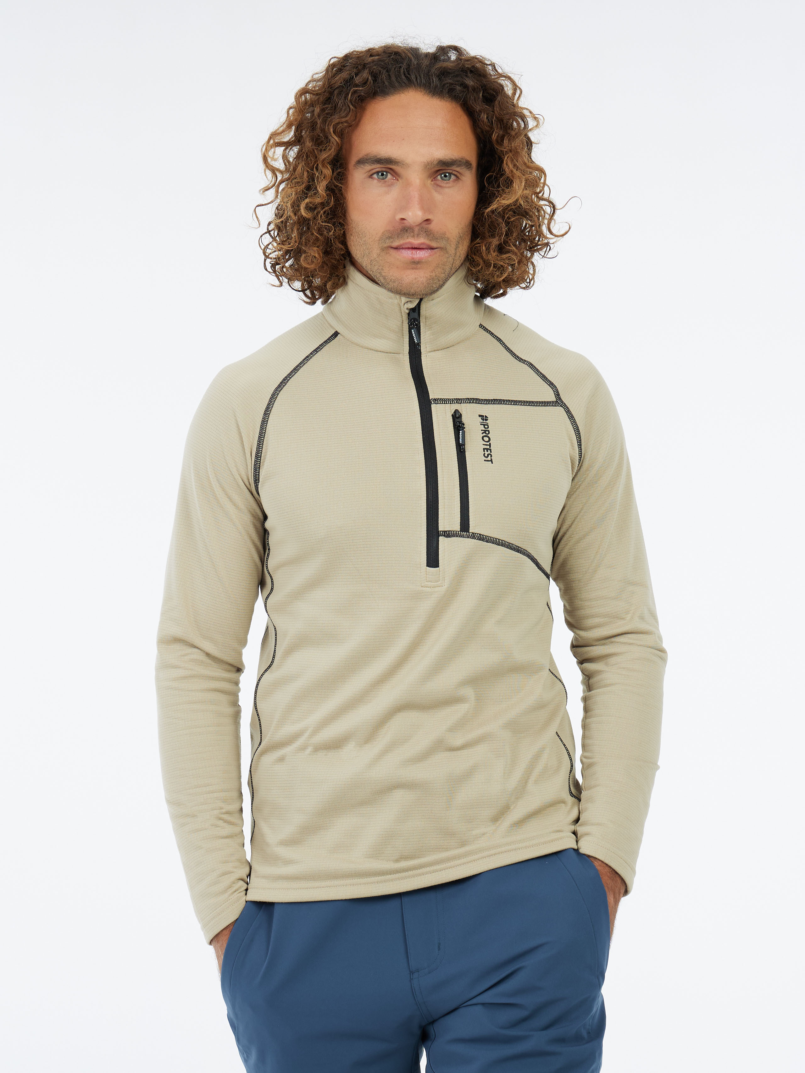 Protest Prtrekody Mid Layer Men - Brown
