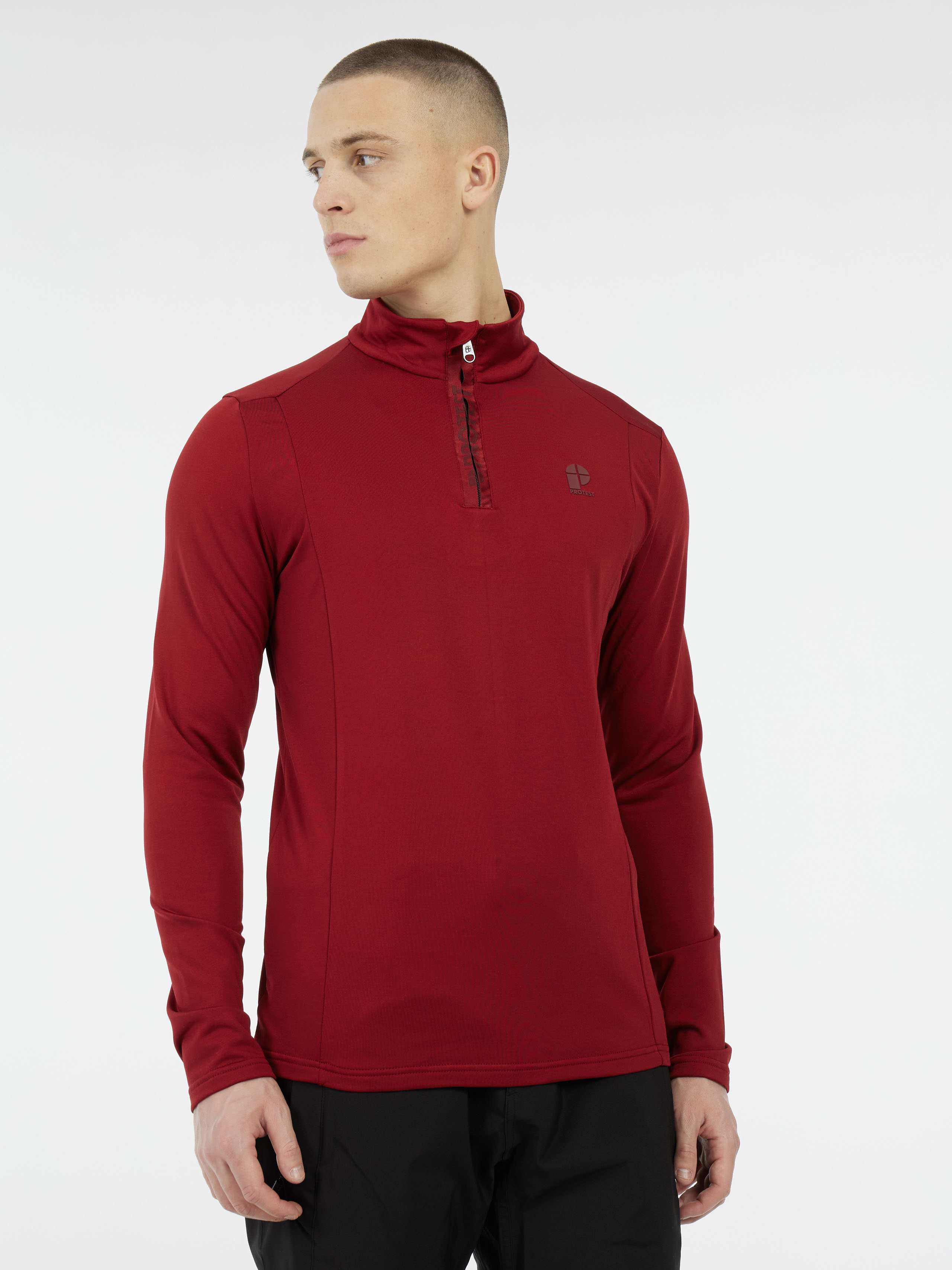 Protest Rewill Mid Layer Men - Red