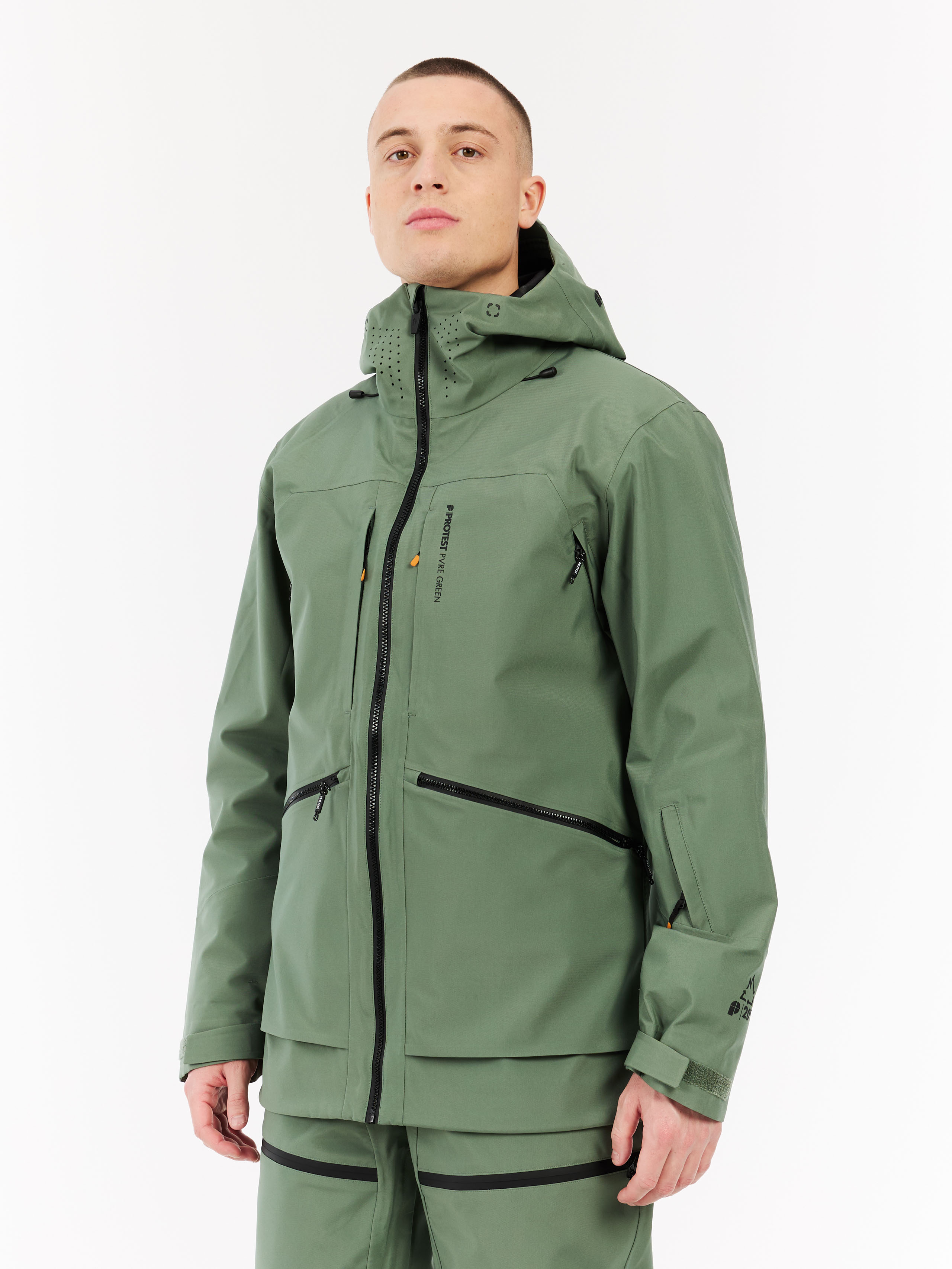 Protest Prtduty Ski Jacket Men - Green