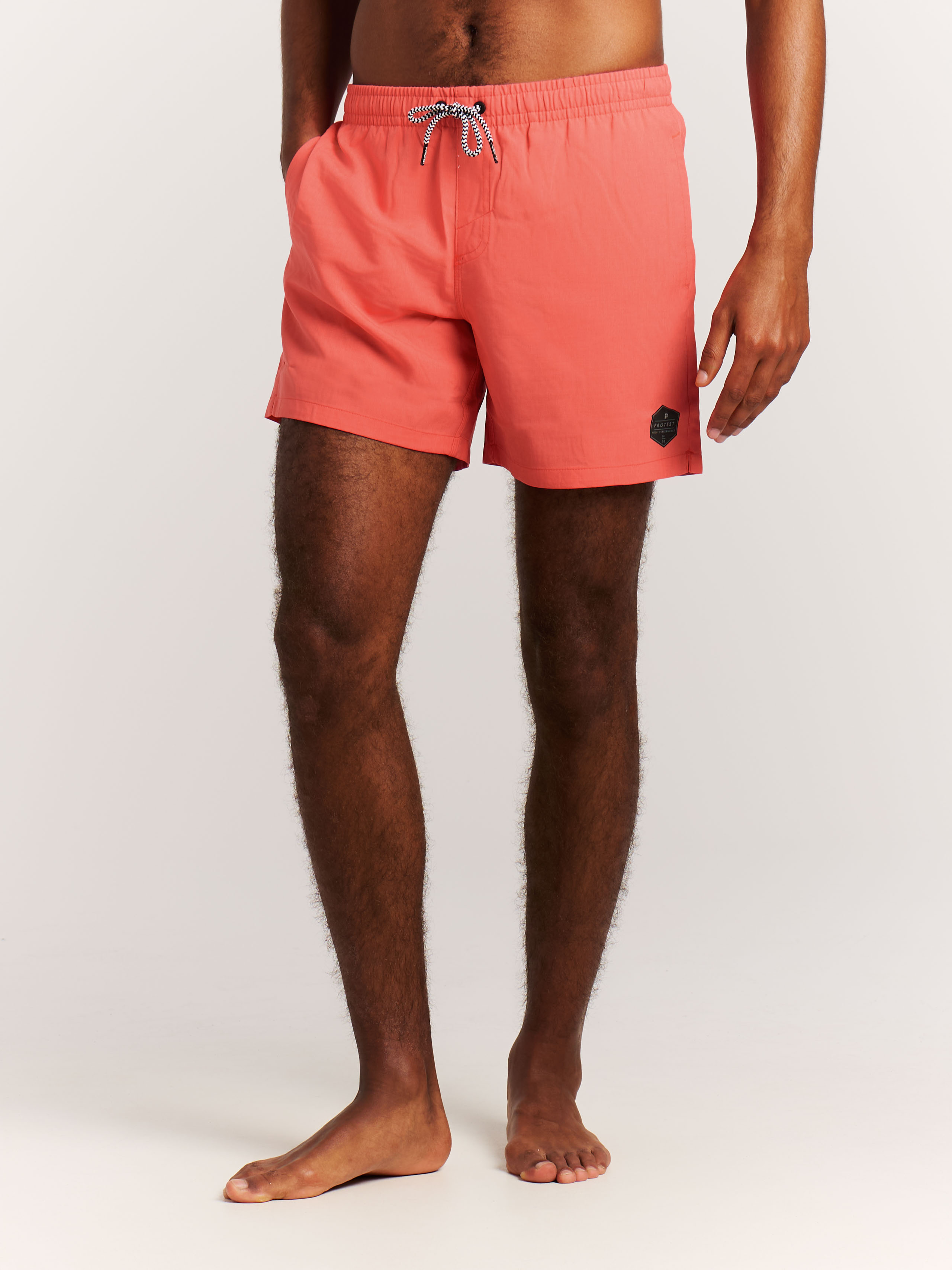 Protest Davey Short Swim Shorts Men - Red