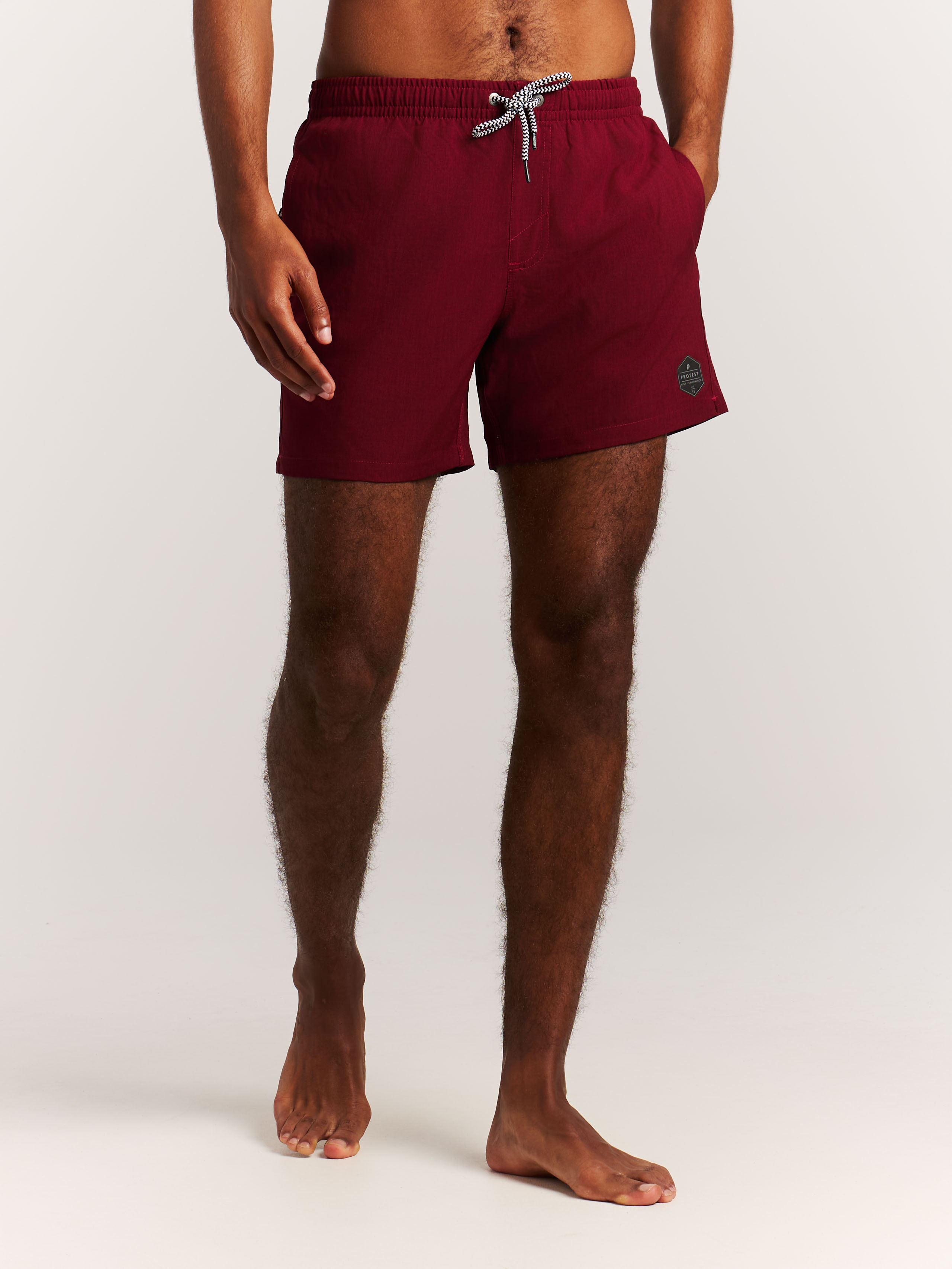 Protest Davey Short Swim Shorts Men - Red
