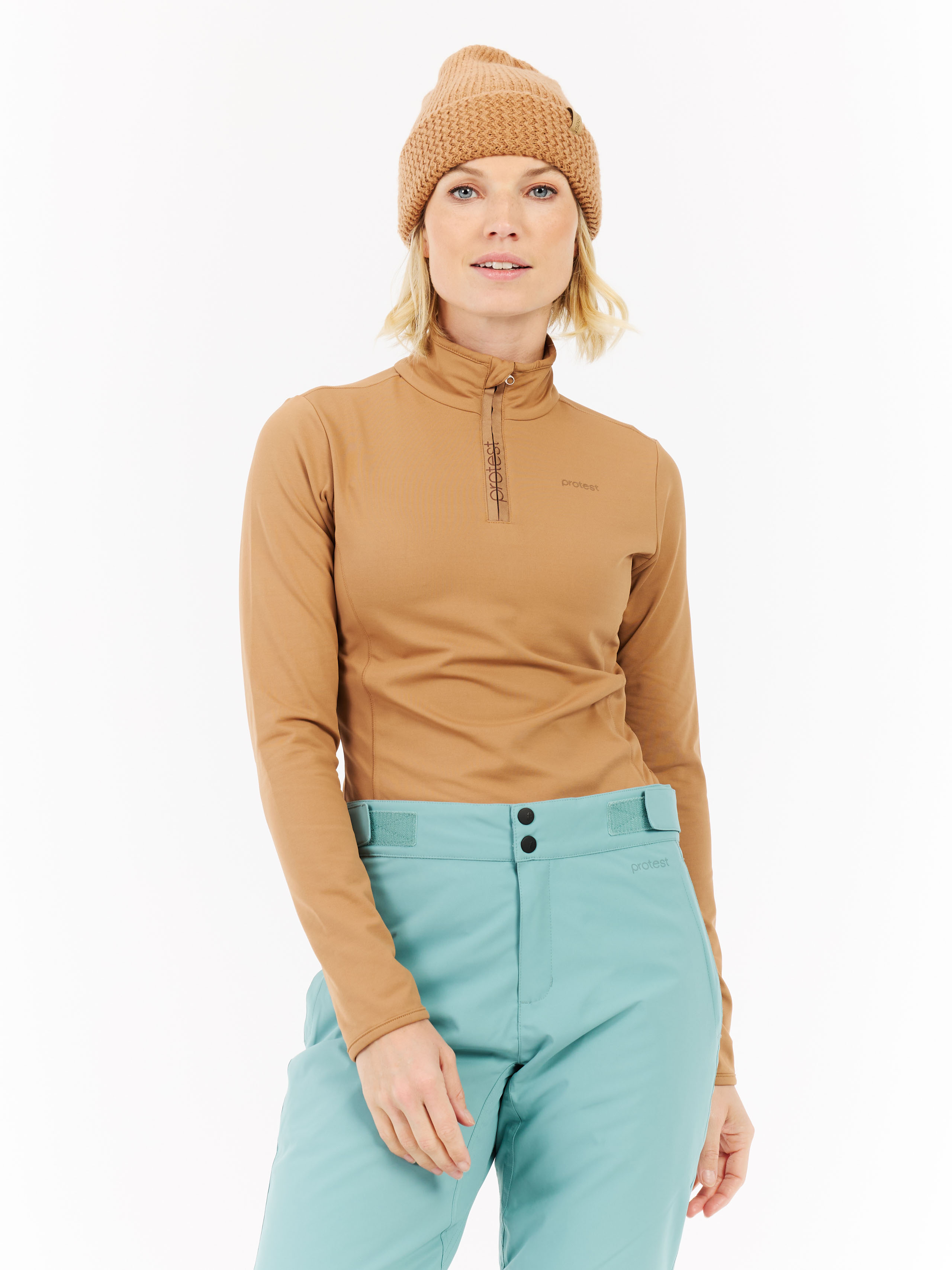 Protest Refabriz Mid Layer Women - Brown
