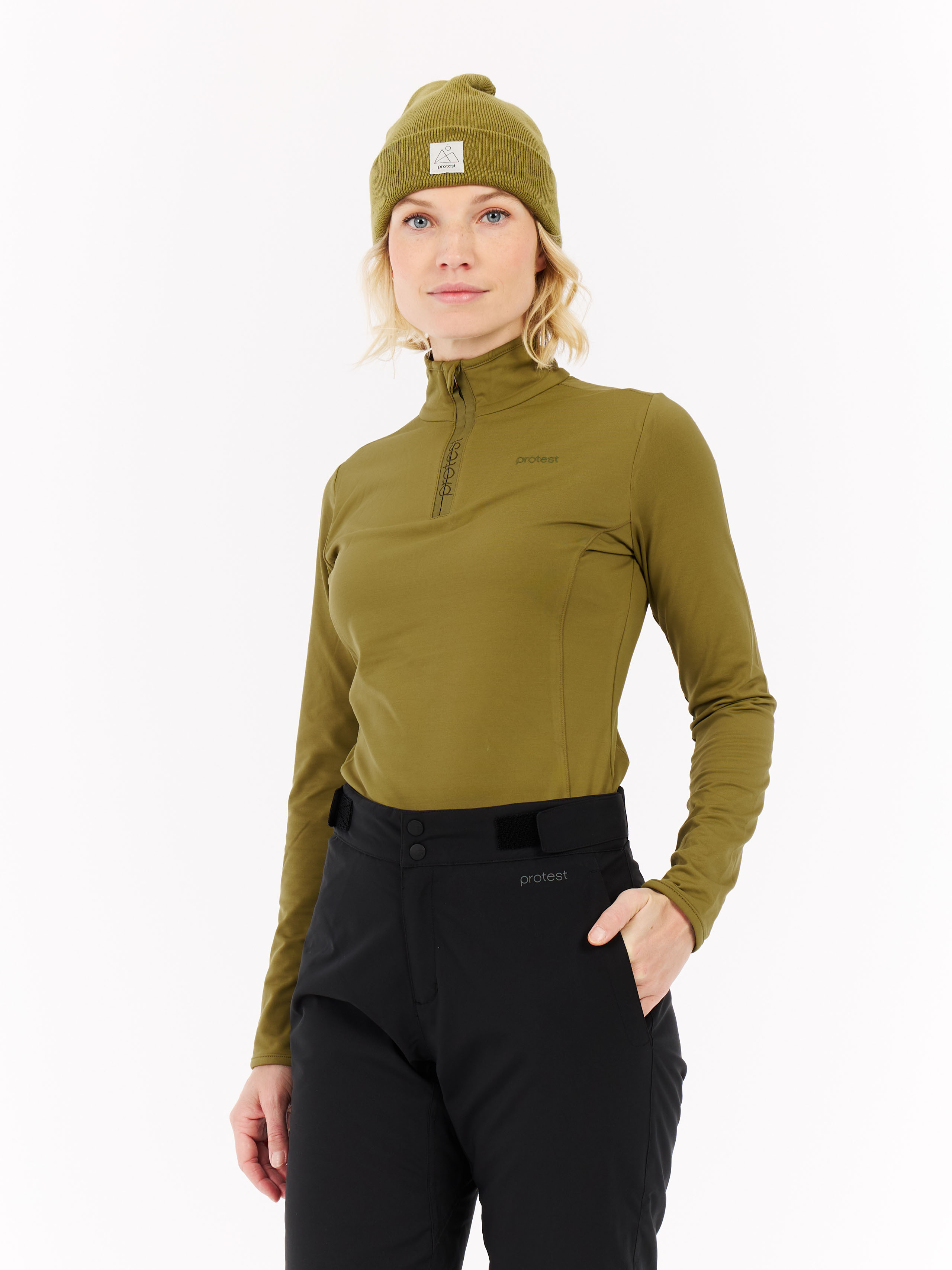 Protest Refabriz Mid Layer Women - Green
