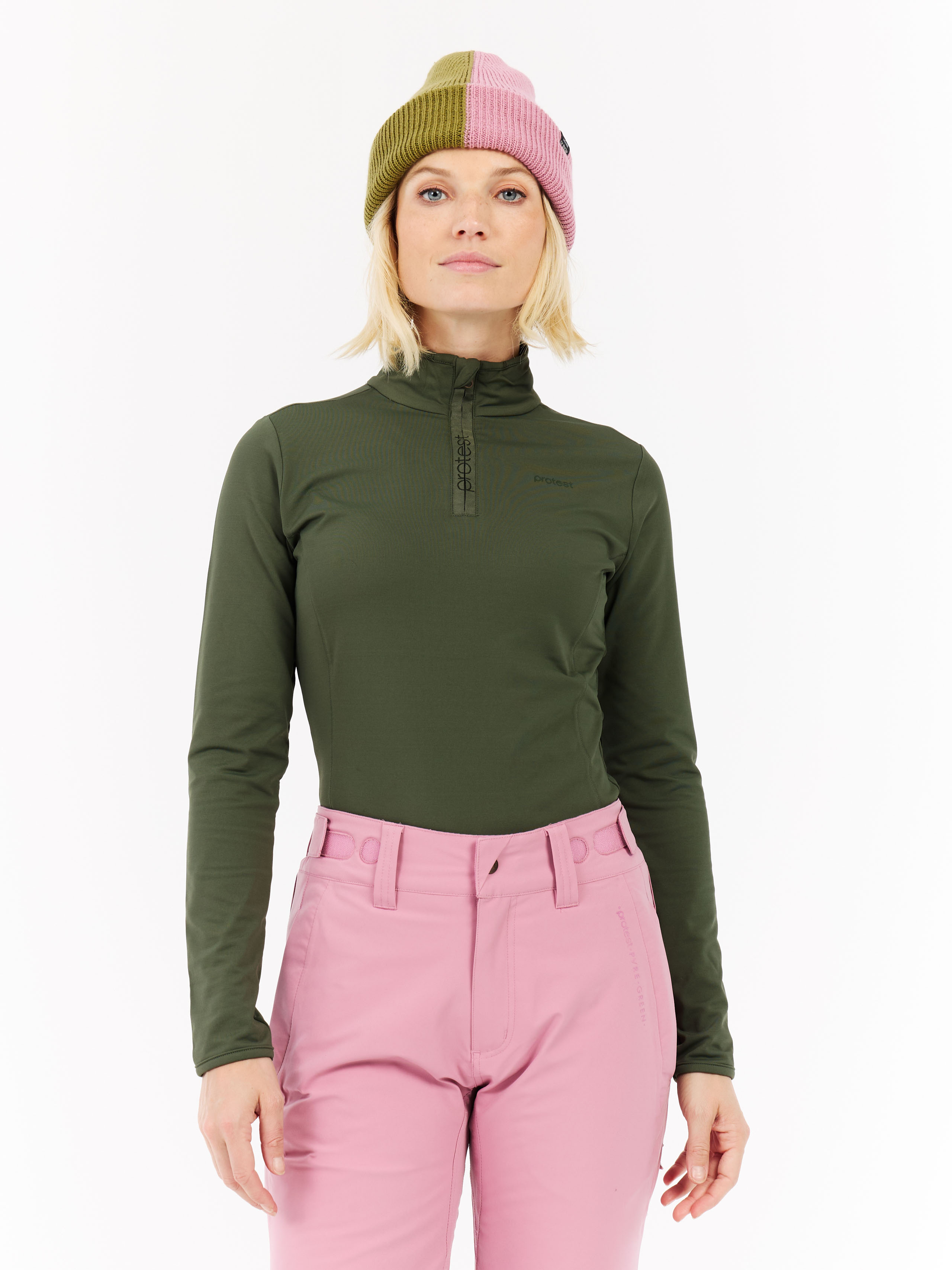 Protest Refabriz Mid Layer Women - Green