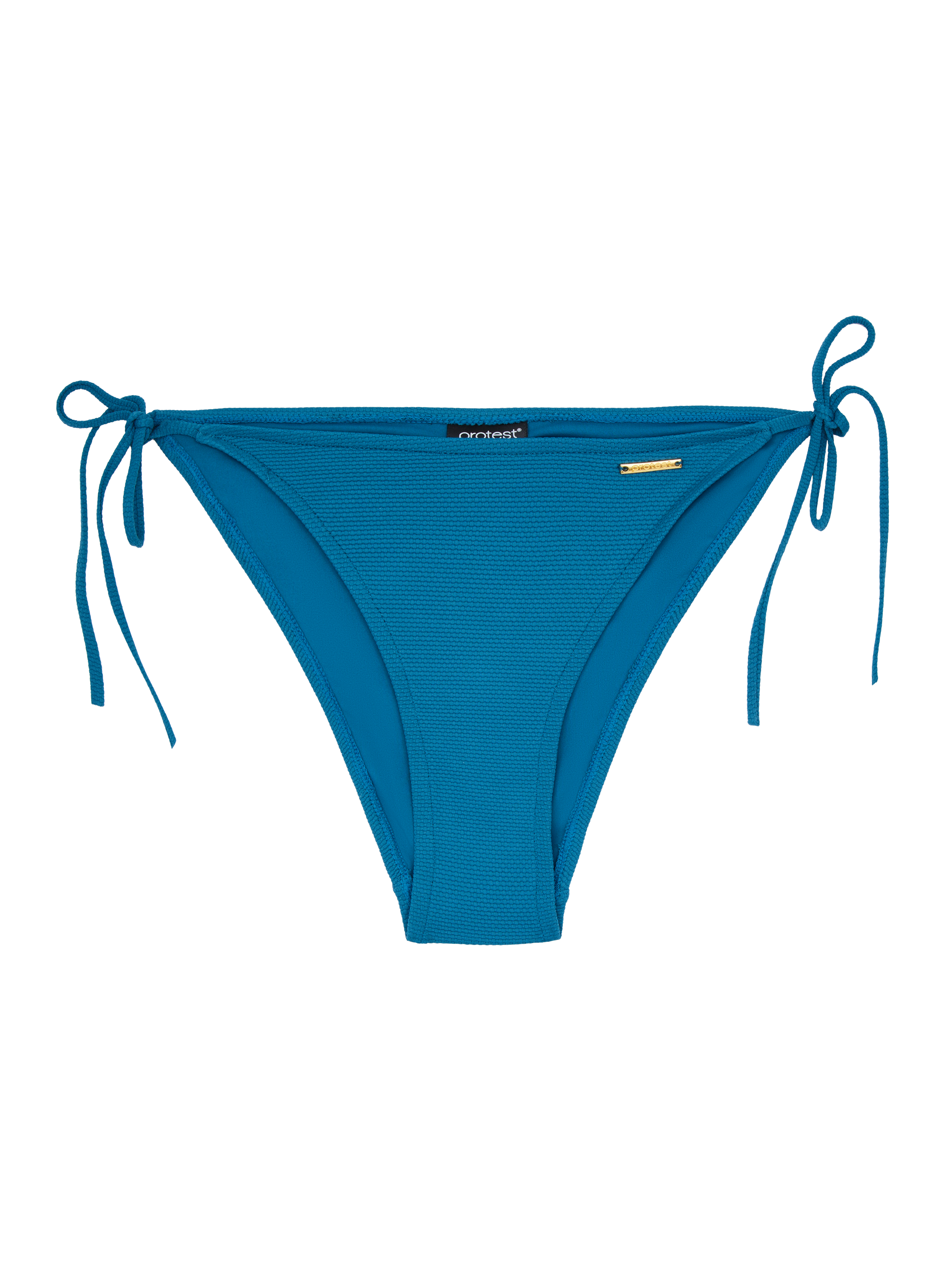 Protest Mixsways Cheeky Bikinibroekje - Striksluiting - Dames - Blauw - Zwemkleding